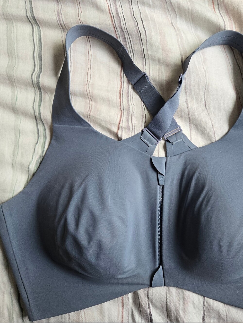 Knix Catalyst Front Zip Sports Bra Size 8 (40D/DD/DDD, 42D/DD)